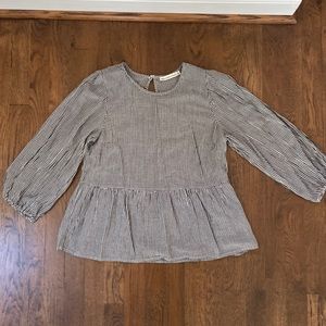Abercrombie & Fitch peplum top